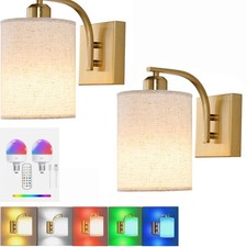 2X LED Wand Leuchte Lampe USB