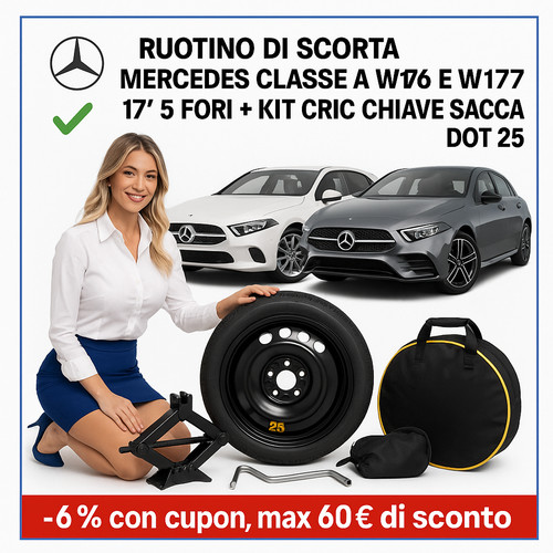 Notrad mercedes klasse w176 - notrad, a