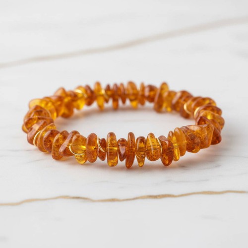 Bernstein splitterarmband - bernstein,