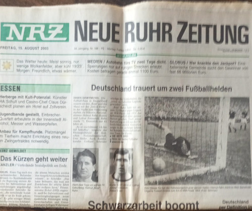 Neue ruhr zeitung 2003 - ruhr, zeitung,