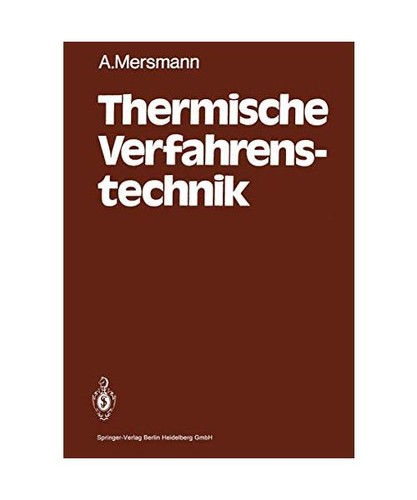 Thermische verfahrenstechnik - thermische,