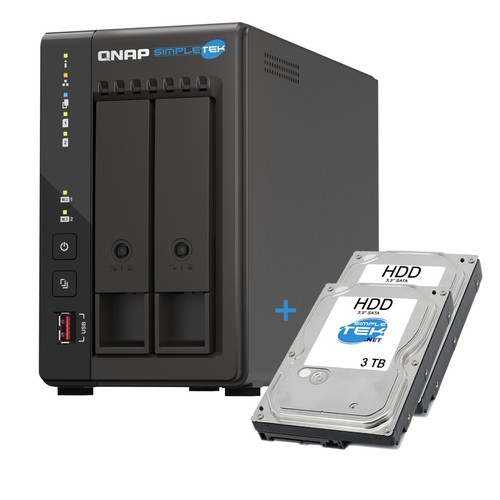 Qnap 253e bay nas 2x - qnap,