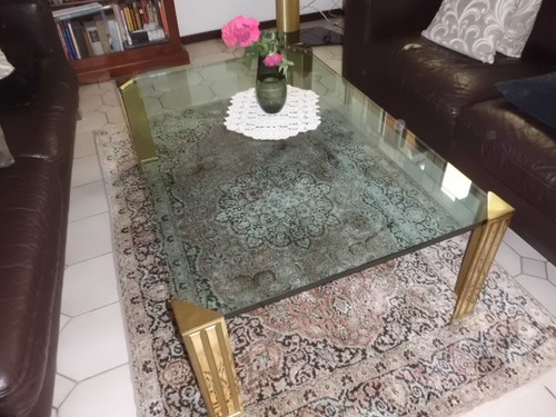 Glastisch couchtisch x - glastisch, 1,20