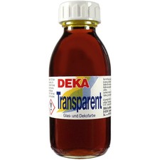 DEKA transparent  Glasfarbe Lösungsmittelbasis 125 ml - 15 Farben zur Auswahl -