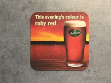 Bierdeckel Smithwick´s - This evening´s colour is ruby red