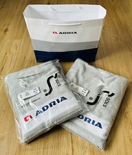 2er Pack Adria Reisemobil Duschtücher  Saunatücher Badetücher - NEU - Camping