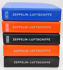 Die große Zeit der Zeppelin-Luftschiffe Sonderbelege Sammlung in 5 Bänden