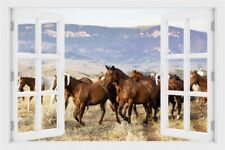 Wandtattoo Herde Pferde in der