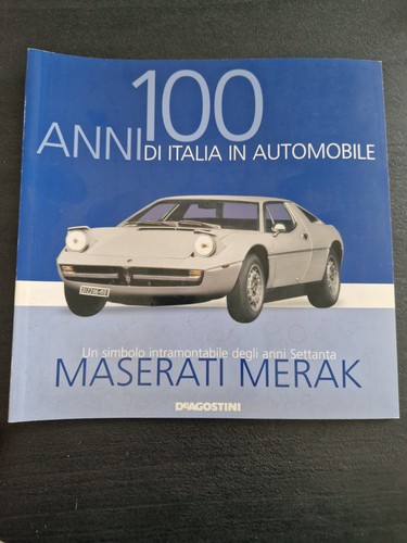 Maserati merak rare booklet - maserati,