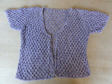 Damen Strickjacke Gr. 38 Strick Jacke aufwendig selbst gestrickt tolle Farbe