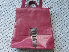 Damen Rucksack klein Reisetasche für die Arbeit Schultasche Soft Pu Material