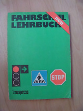 DDR Buch Fahrschul Lehrbuch transpress 1985