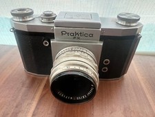 DDR Spiegelreflexkamera Praktica FX  mit Carl Zeiss Tessar und Zubehör