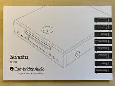 Cambridge Audio Sonata CD30 - User Manual Bedienungsanleitung