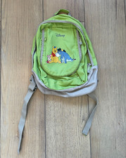 Disney Winnie Pooh Rucksack grün grau Ferkel Kindergarten Vorschule Ausflug