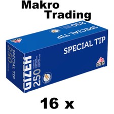 GIZEH Special Tip 4.000 Stk. (16 x 250er) Filterhülsen/Hülsen/Zigarettenhülsen