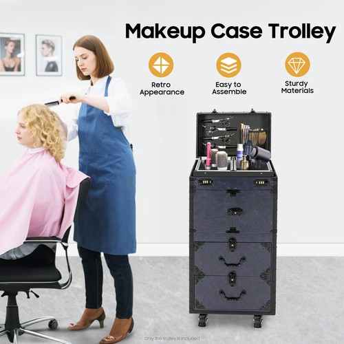 Rollende kosmetik trolley - kosmetik,
