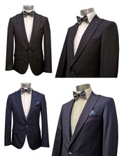 Slim Fit Herren Anzug mit