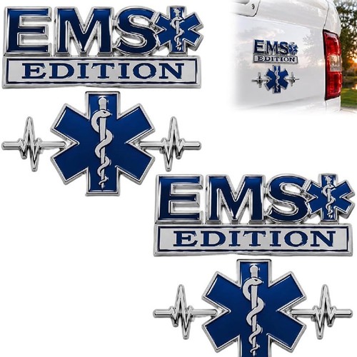Ems car emblem metal badge - ems,