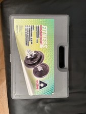 Fitness Kurzhantelset Gesamtgewicht 10kg mit Koffer Krafttraining