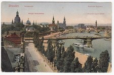 AK Dresden Elbe Terrassenufer