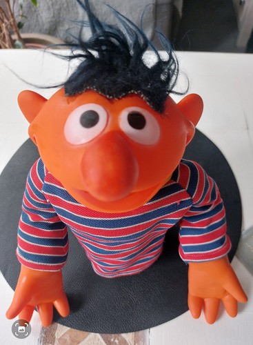 Rare vintage ernie handpuppe - ernie,