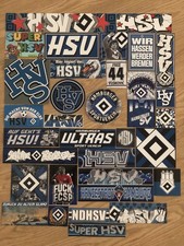34 verschiedene HSV Aufkleber