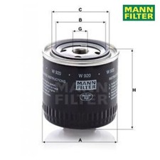 Oil filter Mann filter W920