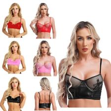 DE Damen Wetlook BH Push Up