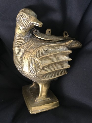 Messingfigur ente sehr - messingfigur,