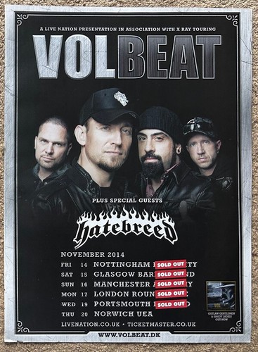 Volbeat tour dates 2014 - tour,