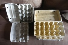 Eierschachteln, Eierkartons, 19 Stück, verschiedene Größen