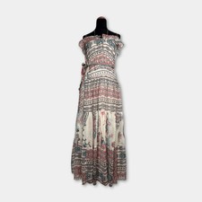 Kleid Maxikleid Mango Damen XS Hippie Sommer