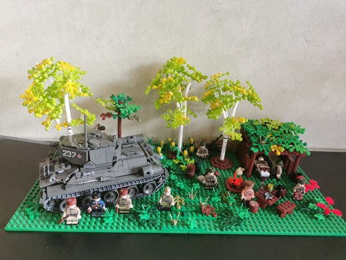 Klemmbausteine ww2 moc - moc:, rote