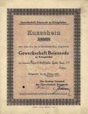Gewerkschaft Burbach 1923/1924 Magdeburg Marienborn Beendorf Helmstedt OU Korte