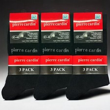 Pierre Cardin - Herren Socken Premium, Business Schwarz, Baumwolle - Elastisch