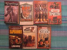 7 x englische Western Bücher