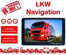 Truck LKW Navi  inkl. Kartenupdate Navigationsgerät 7 Zoll Europa als Geschenk