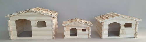 Holzhaus käfig zubehör mit - zubehör,