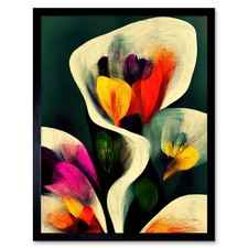 Abstract Autumnal Floral