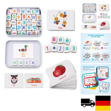 Coogam Holz Magnetbuchstaben