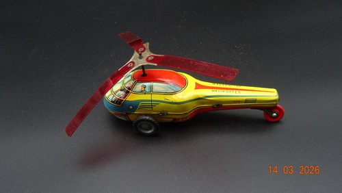 Ddr blechspielzeug helikopter - ddr,