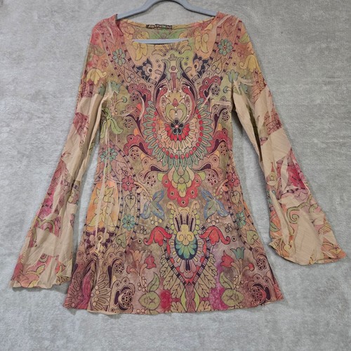 Y2k mesh bell sleeve tunic - bell,