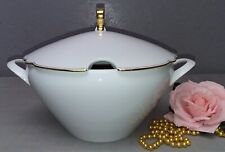 Suppenterrine mit Deckel Seltmann Weiden "Inka" Goldrand Schüssel C 74