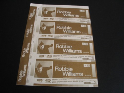 Robbie williams tickets - williams, 4