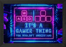 Lustiges PC Gaming Neon Gamer