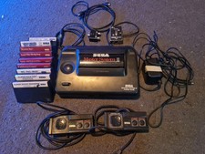Sega Master System II Spielkonsole (MK-3006-18) mit 9 Spielen getestet Retro Rar