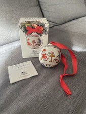 Hutschenreuther Weihnachtskugel 1995, Original Verpackung,Neu