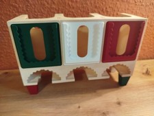 Teebeutelspender Tee Aufbewahrung  Teeregal Wand Teebox Organizer Bunt Rot Weiß 