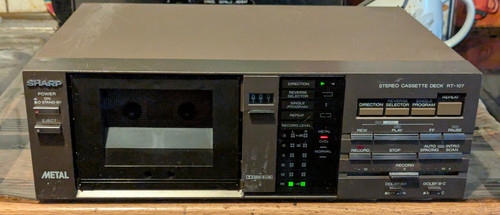 Sharp 107 kassettendeck - rt-107,